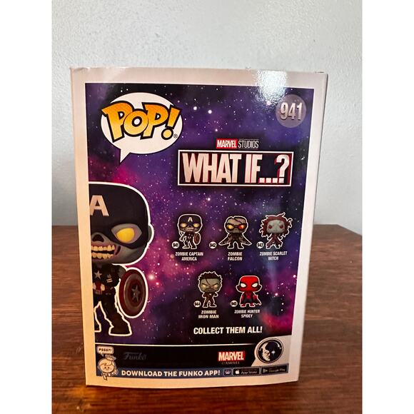Funko 941 Marvel What IF...? Zombie Captain America - Picture 4 of 7